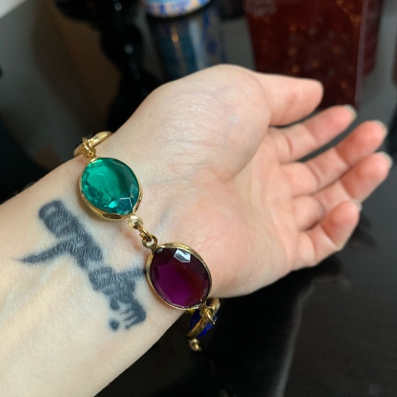 Colorful glass crystals bracelet❤️💚💜💙 - Picture 12 of 13